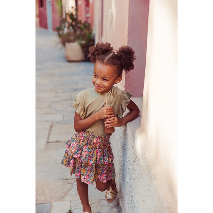 Louise Misha Tee Hermance Khaki Taglia: 9M | Outlet | kids | Marrone