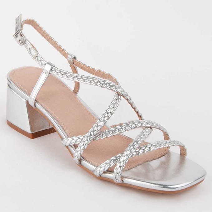 Sandalia De Tacón Para Mujer. Montevita Trea2 102937 37 zilver