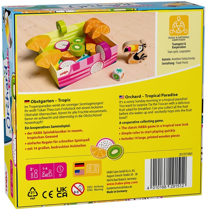 HABA Spiel Obstgarten Tropic