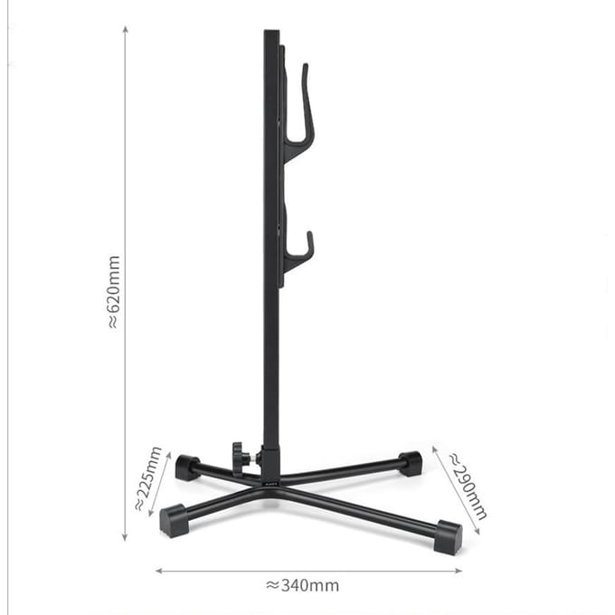 Fietsopbergstandaard Verticaal Boomtype Verstelbare Fietsreparatie Displayhouder Parkeerek gray