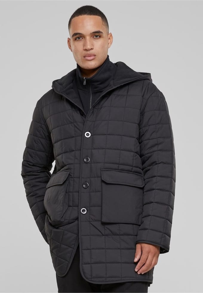 Urban Classics - Polar Fleece Lined Parka jas - 4XL - Zwart