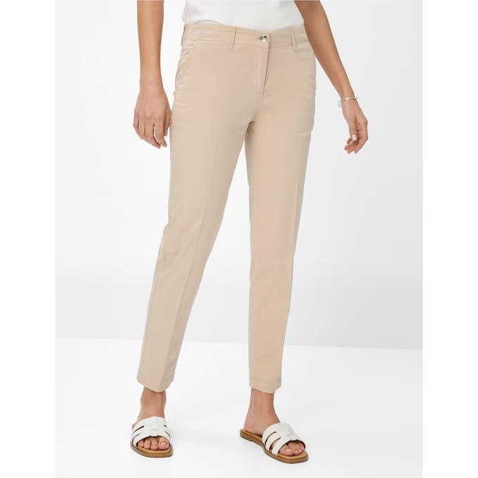 Brax Dames Chino  Style MARON S ALMOND, beige, maat 36