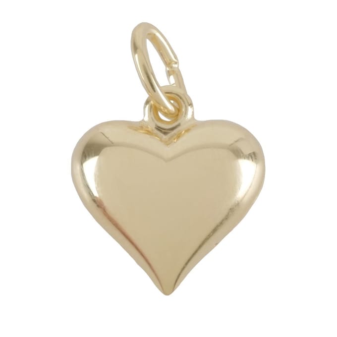 14K geelgoud hanger hart 4029657