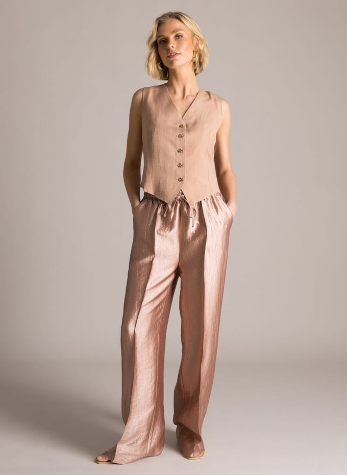 YEST Klara Bottoms - Baked Clay - maat 34
