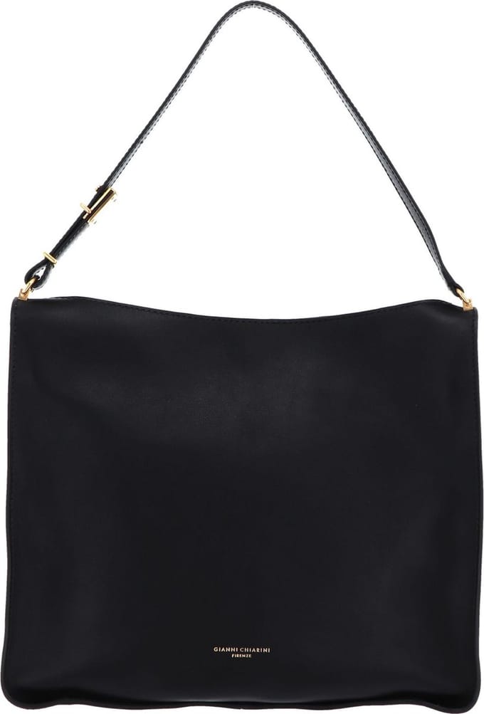 GIANNI CHIARINI Leren schoudertas Renee Shoulderbag Nero zwart