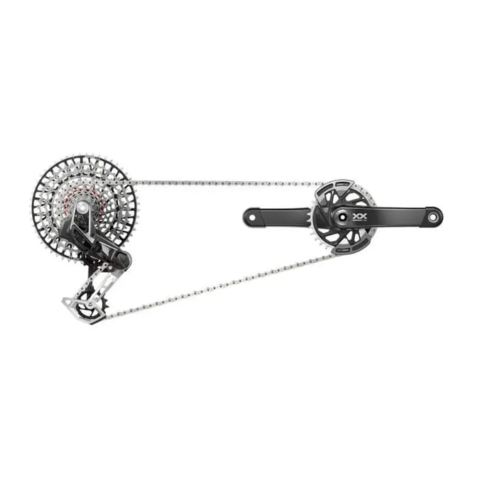 Volledige groep Sram XX T-TYPE Eagle AXS WIDE DUB DM 175 MM 32D (10-52)