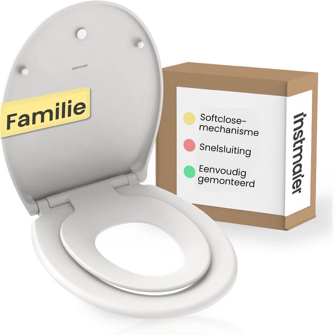 instmaier Helma - Familie WC Bril - Duroplast - Wit
