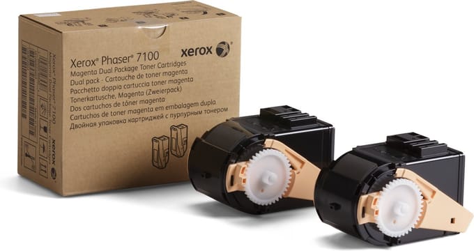 7100 toner magenta standard capacity 2x4.500 pagina's 2-pack
