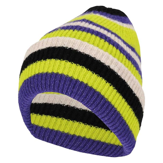 Sarlini - Muts dames - Fashion Stripes - Lime Groen - One Size