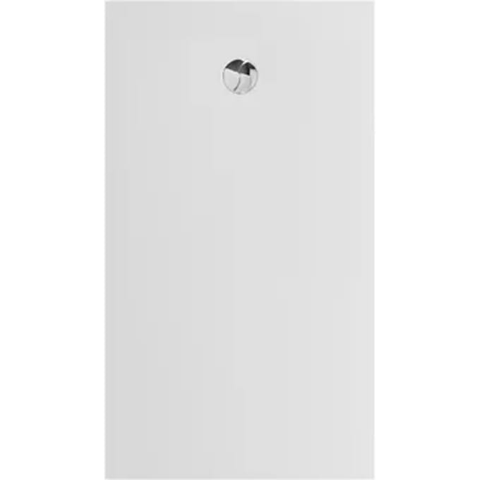 Allibert - Douchebak - Karbon 160 X 90 Cm - Polybeton - Wit