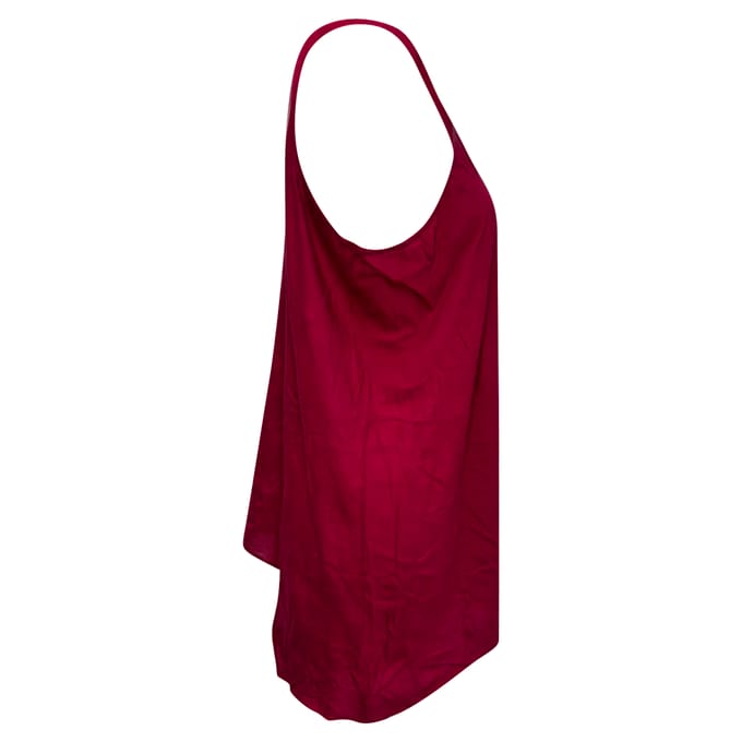 Rick Owens losvallend tanktopje van roze katoen