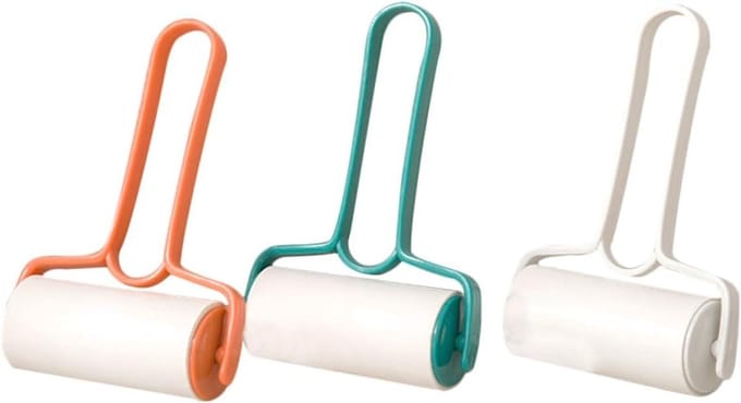 Pluisroller Set - Haarverwijderaar Roller - Kleding Reinigen - Inclusief Stofkap - 18 x 11 x 5 cm - Kleurrijk