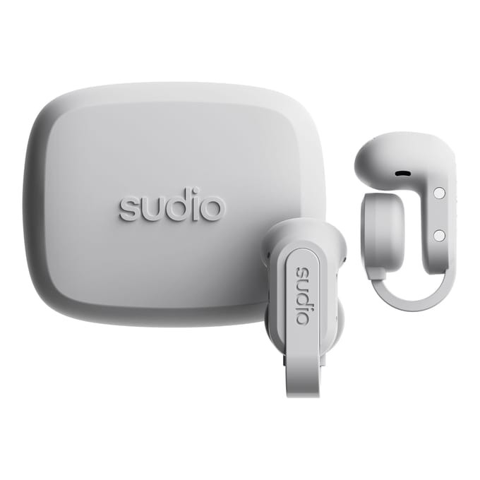SUDIO B3 Oordopjes met Oorkussentjes Compatibel met iOS en Android (Wit) Klem-op (Bluetooth 5.4 / / Waterdicht) wit