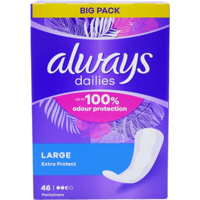Always Dailies Lang - 46 stuks
