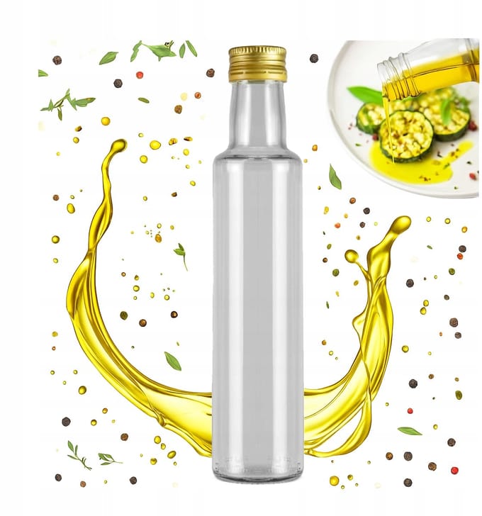 Bimberek DORICA - Glazen Fles - 250ml - Transparant - Aluminium Dop