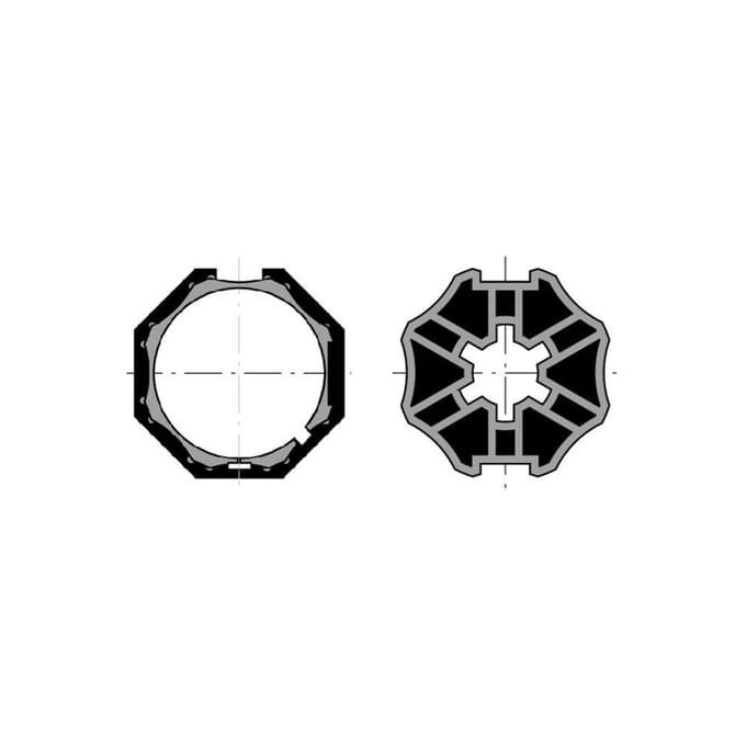 Adaptieset voor as 8k40 - Ø 40 mm serie