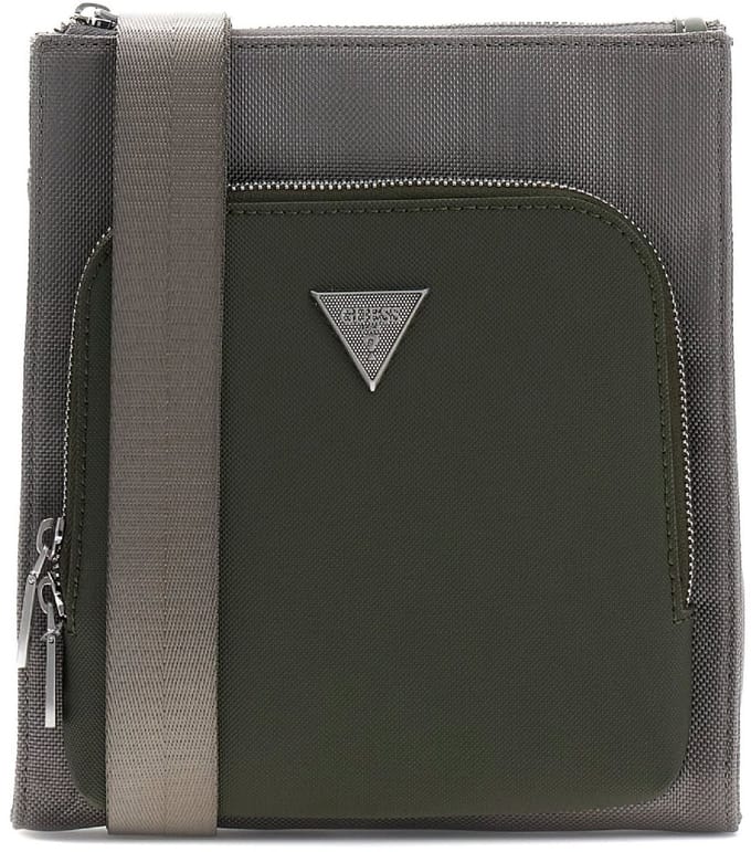GUESS schoudertas Berna Crossbody Flat Military Green kaki