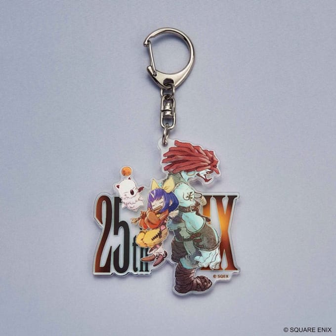 Square-Enix Final Fantasy IX Acrylic Keychain 25th Anniversary Eiko & Salamander Keyrings