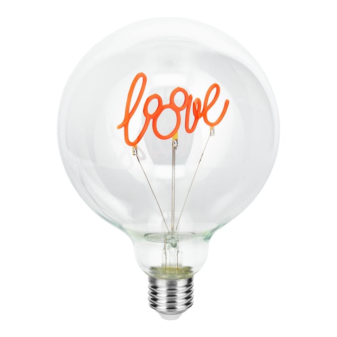 Mickey Mouse LED filament bulb – ‘love’ neon E27 lamp – Paladone