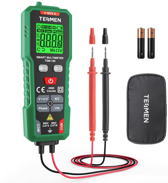 Draagbare Digitale Multimeter - Polymeter voor Voltage, Weerstand en Continuïteit