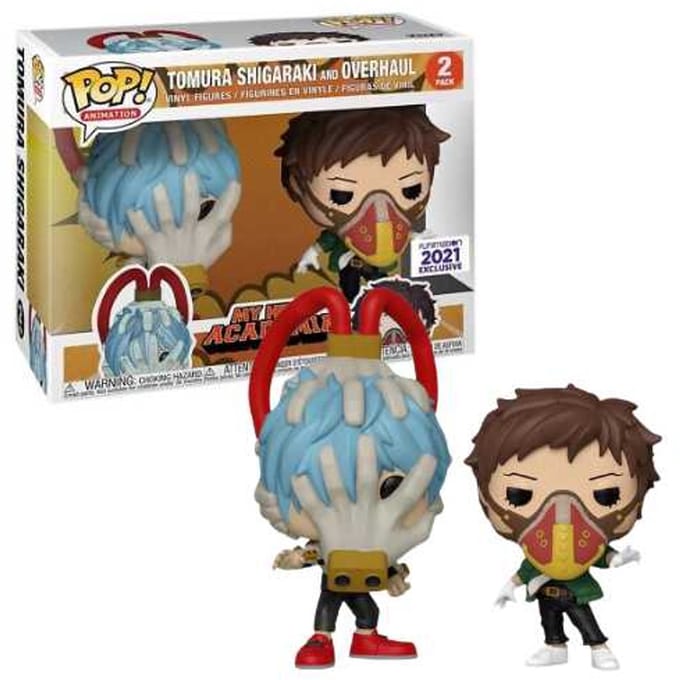 Funko Pop! Animation: My Hero Academia - Tomura Shigaraki and Overhaul 2-pack Funimation 2021 Exclusive