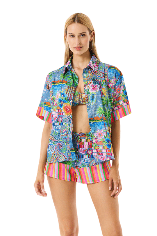 vrouw denim mexicaans