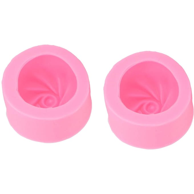 2 STUKS Stomen Knedelvorm Silicone Baozi Broodjes Kookvorm voor Cake Chocolade pink