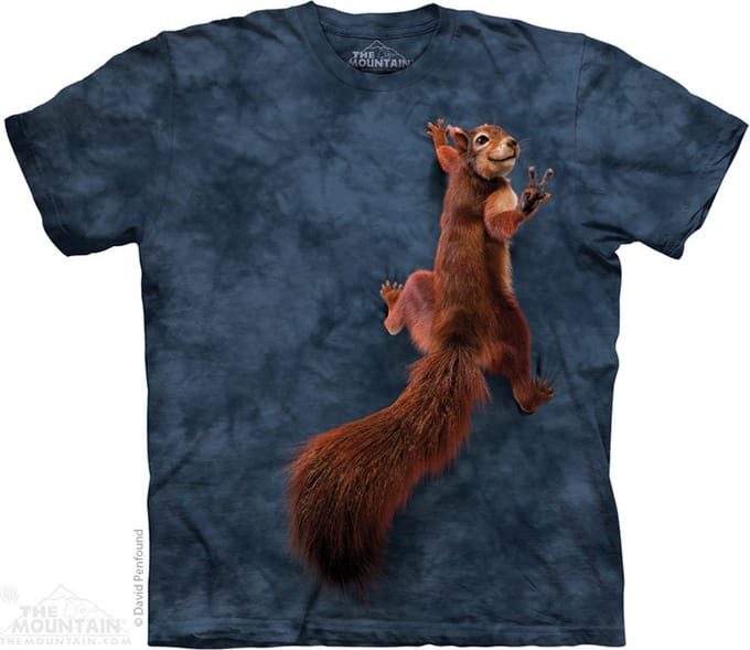 T-shirt Peace Squirrel S