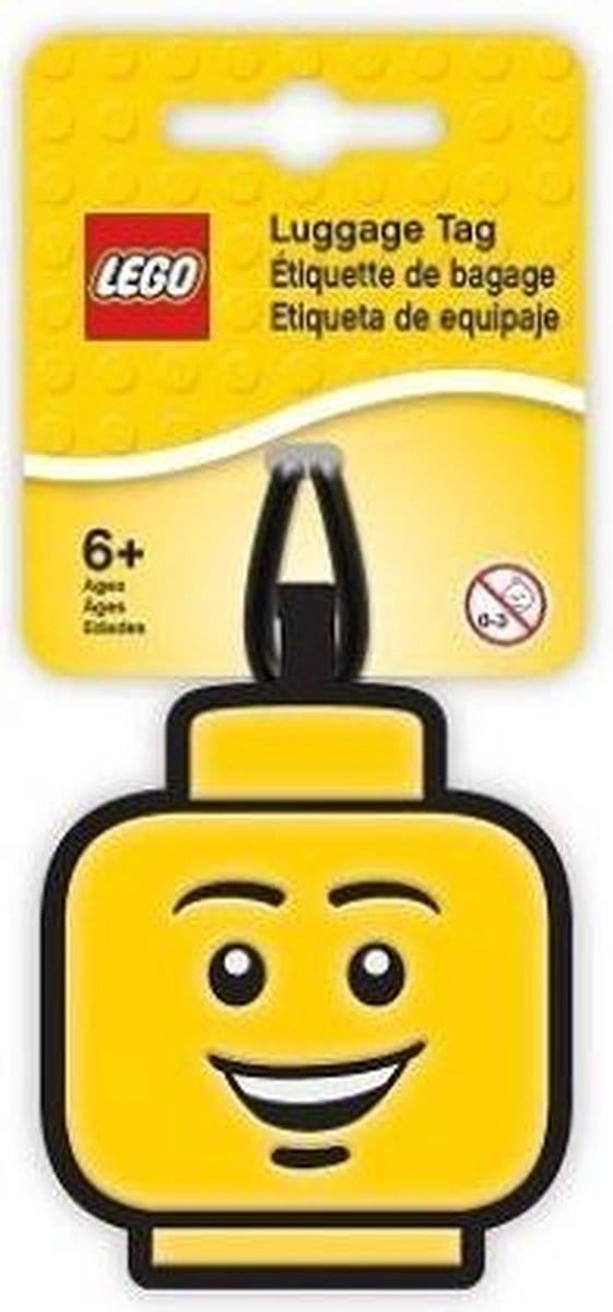 Euromic LEGO® Bag Tag/Luggage tag ICONIC BOY FACE