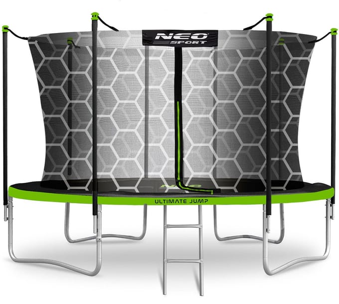 Neo-Sport - Trampoline - 404cm - Binnennet - Met ladder
