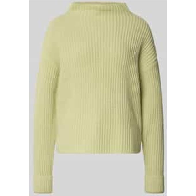 Regular fit pullover met turtleneck van katoenmix, model 'SELMA'
