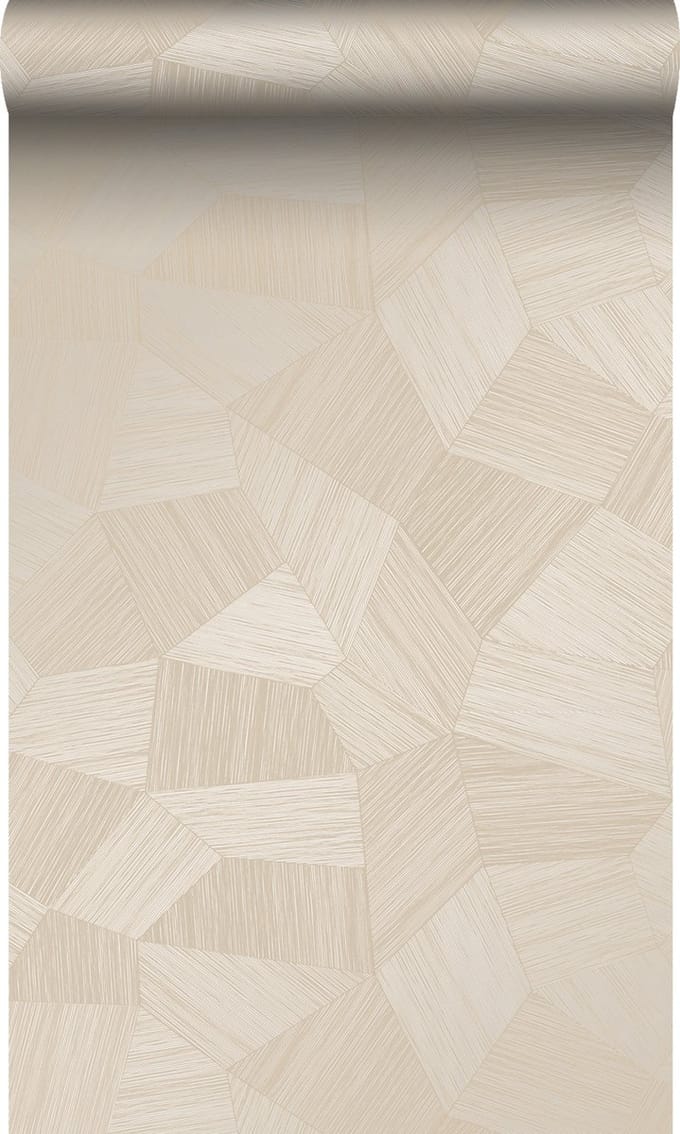 Origin Wallcoverings behang grafisch 3D motief gebroken wit - 53 cm x 10.05 m - 347986