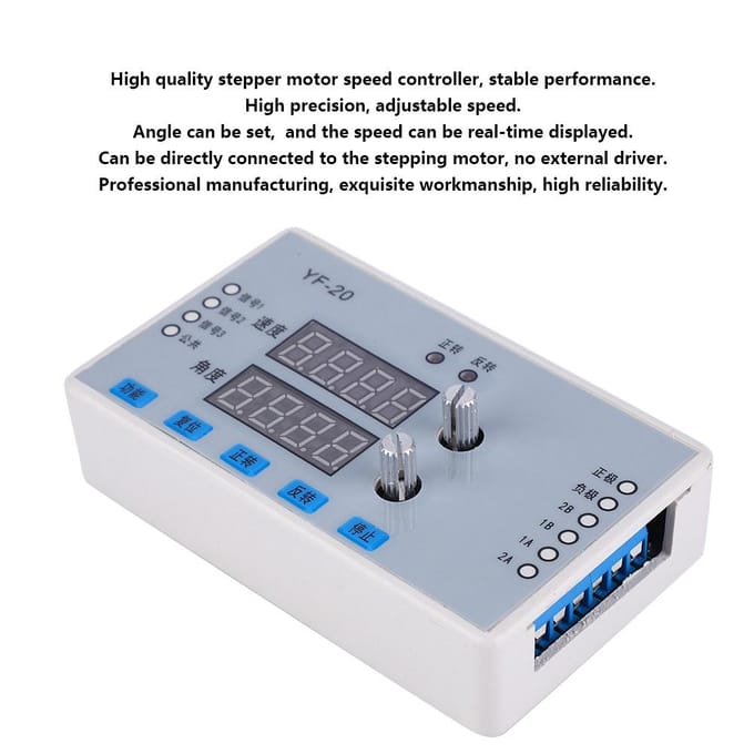 730V DC Digitaal Display Stappenmotor Snelheidsregelaar Gouverneur Driver Besturingsmodule
