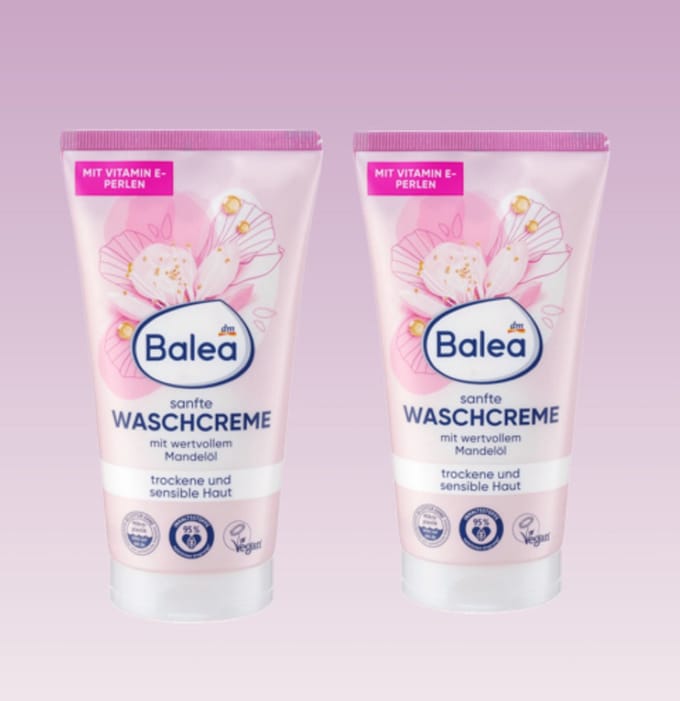 Balea waschcreme Zachte Reinigingscrème | 2x 150ml