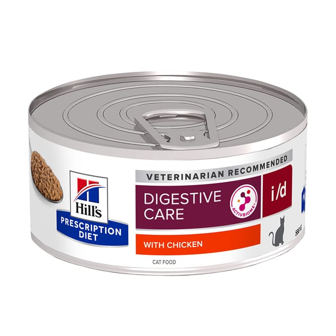 48x156g I/D Gastro Intestinal Kip Hill's Prescription Diet Kattenvoer