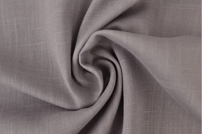 10 meter linnen viscose stof - Donkergrijs - 150cm breed