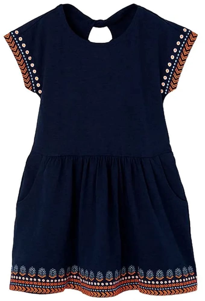 Boboli 403120 Mouwloze Jurk Blauw 6 Years Meisje