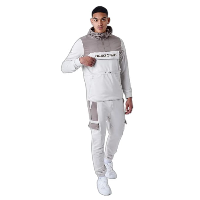 Tweekleurige windjack hoodie Project X Paris
