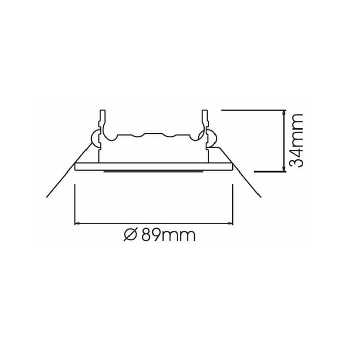 Deko-Light Zwenkbare 12V-inbouwring 68 mm geborsteld koper