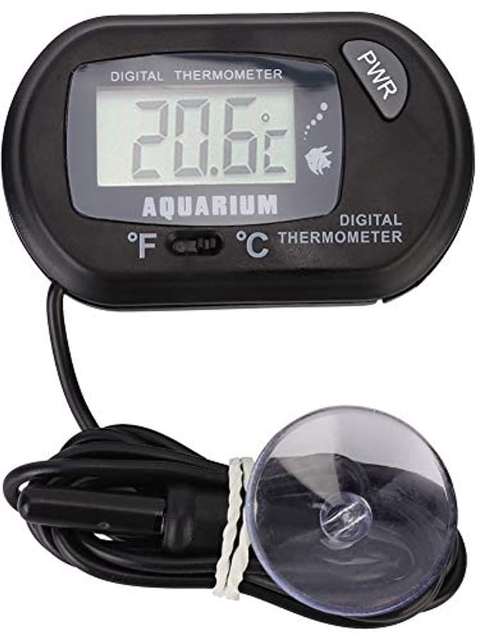 Digitale Aquariumthermometer met Zuignap en Hoge Nauwkeurigheid