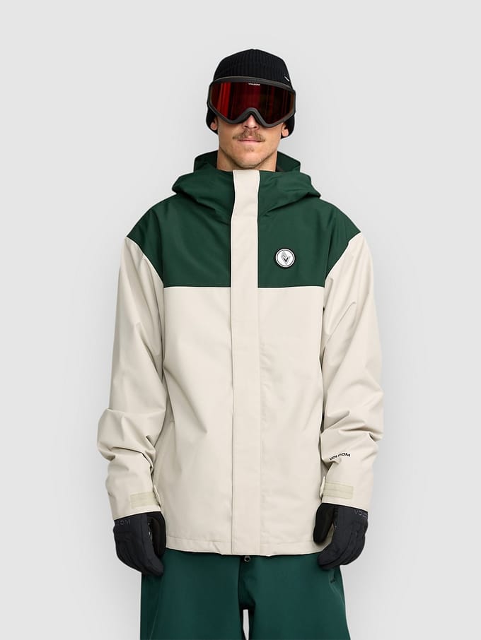 Volcom Buckthreeeighty Ski- en snowboardjas heren Zand M