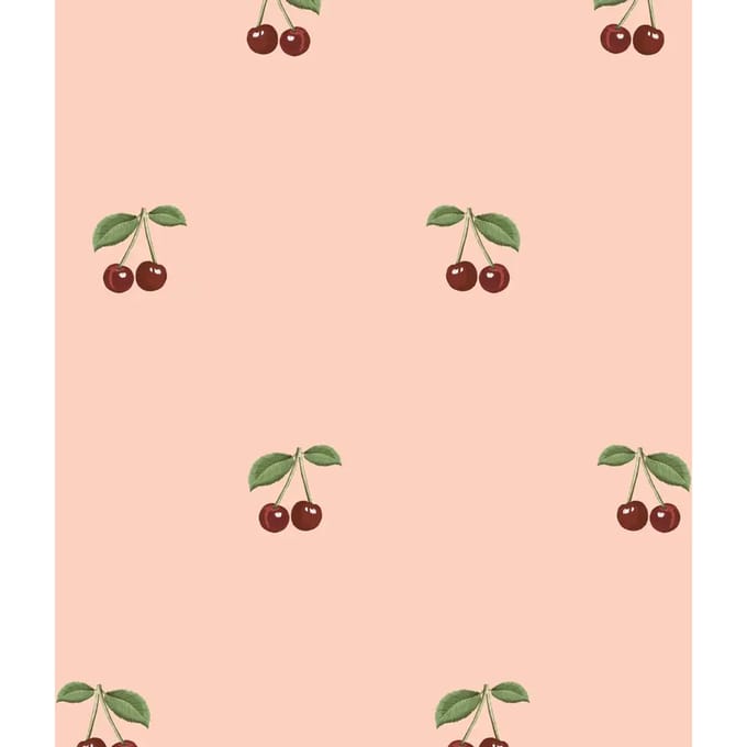 Baby behang Dekornik Little Cherries