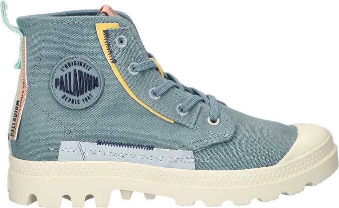 Palladium Underlayer dames veterboot - Blauw - Maat 37