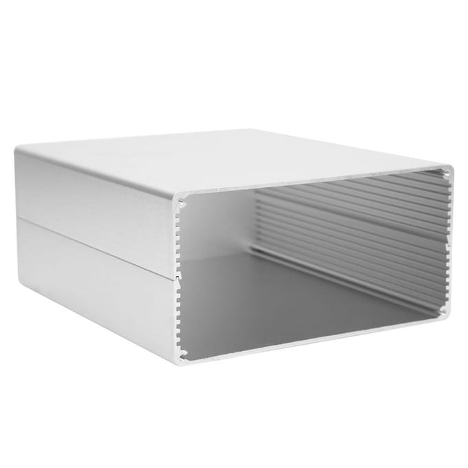 Aluminium Projectdoos Mat Zilver Split Type DIY Elektronische Behuizing 80x160x180mm