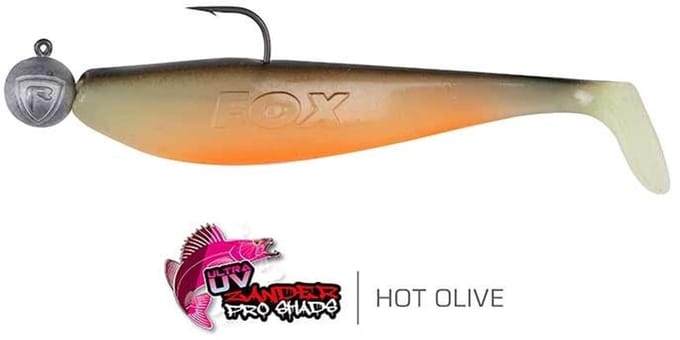 Fox Rage Loaded Zander Pro Shad 12cm - haak 4/0 - 50g (1 pc) - Kleur : Perch