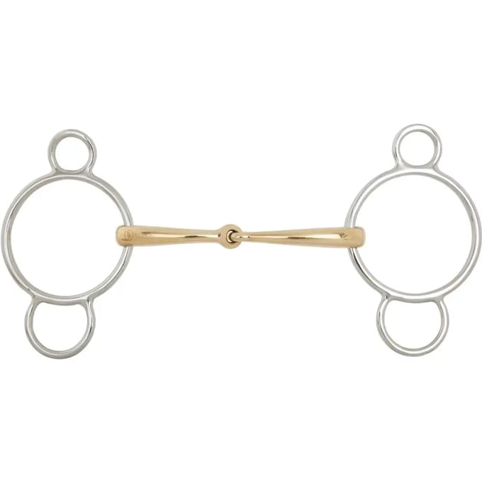 Pessoa enkel bit voor paarden BR Equitation Soft Contact