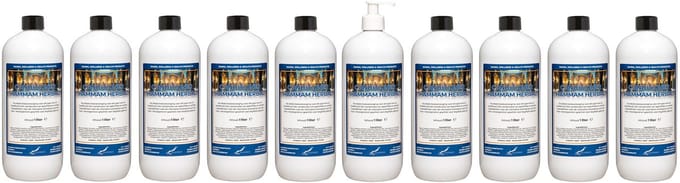 Hairconditioner Hammam Herbal 1 liter met witte pomp - set van 10 stuks