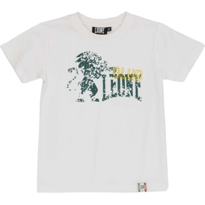 T-shirt Korte Mouw Leone 1947 Boy Short Sleeves College