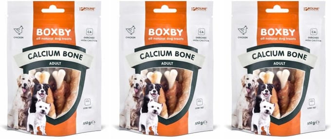 Proline Dog Boxby Calcium Bone - Kip - Hondensnack - 100 g per 3 zakjes
