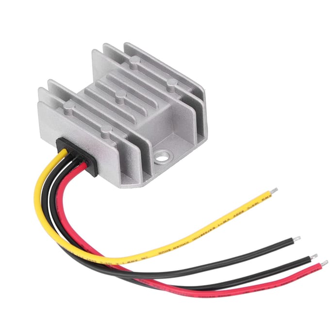DCDC Converter 24V naar 12V 10A 120W StepDown Waterdichte Spanningsregelaar Transformator white